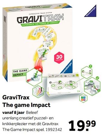 Aanbiedingen Gravitrax the game impact - Ravensburger - Geldig van 01/10/2022 tot 05/12/2022 bij Intertoys