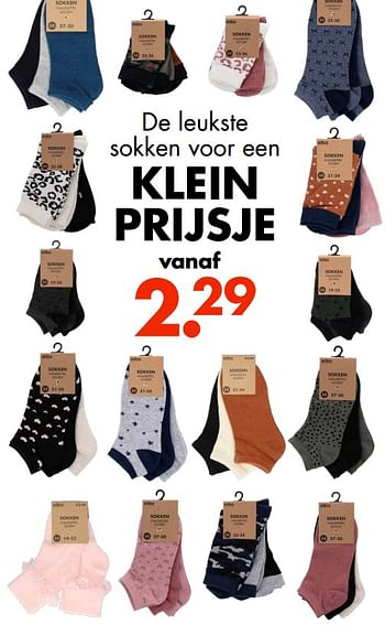 Aanbiedingen De leukste sokken voor een - Huismerk - Wibra - Geldig van 24/10/2022 tot 06/11/2022 bij Wibra