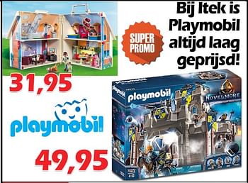 Aanbiedingen Playmobil - Playmobil - Geldig van 13/10/2022 tot 06/11/2022 bij Itek