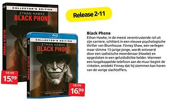 Aanbiedingen Black phone - Huismerk - Boekenvoordeel - Geldig van 29/10/2022 tot 06/11/2022 bij Boekenvoordeel