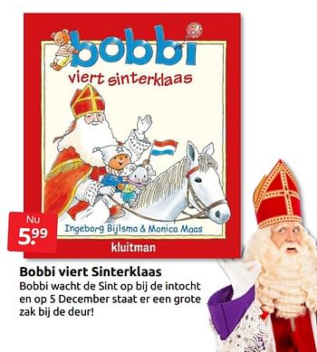 Aanbiedingen Bobbi viert sinterklaas - Huismerk - Boekenvoordeel - Geldig van 29/10/2022 tot 06/11/2022 bij Boekenvoordeel