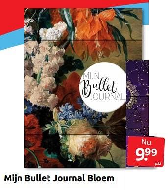 Aanbiedingen Mijn bullet journal bloem - Huismerk - Boekenvoordeel - Geldig van 29/10/2022 tot 06/11/2022 bij Boekenvoordeel
