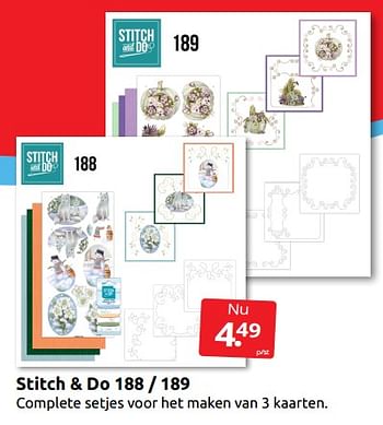 Aanbiedingen Stitch + do 188 - 189 - Huismerk - Boekenvoordeel - Geldig van 29/10/2022 tot 06/11/2022 bij Boekenvoordeel
