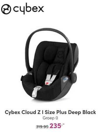 Aanbiedingen Cybex cloud z i size plus deep black - Cybex - Geldig van 30/10/2022 tot 05/11/2022 bij Baby & Tiener Megastore