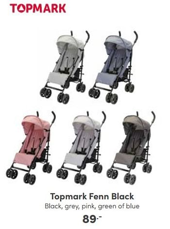 Aanbiedingen Topmark fenn black - Topmark - Geldig van 30/10/2022 tot 05/11/2022 bij Baby & Tiener Megastore