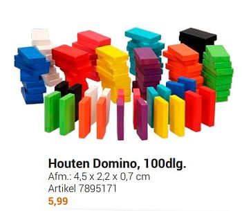 Aanbiedingen Houten domino - Pur Element - Geldig van 20/09/2022 tot 06/12/2022 bij Lobbes