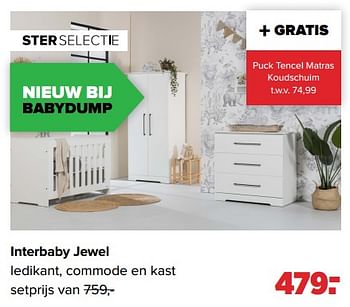 Aanbiedingen Interbaby jewel - Interbaby - Geldig van 24/10/2022 tot 03/12/2022 bij Baby-Dump