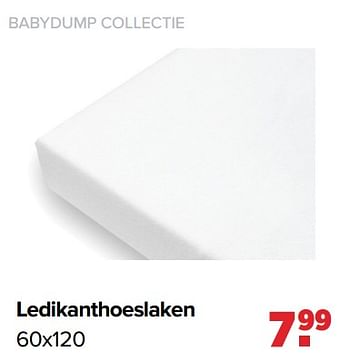 Aanbiedingen Ledikanthoeslaken - Huismerk - Baby-Dump - Geldig van 24/10/2022 tot 03/12/2022 bij Baby-Dump