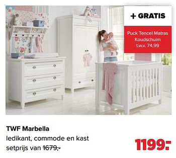 Aanbiedingen Twf marbella - TWF - Geldig van 24/10/2022 tot 03/12/2022 bij Baby-Dump