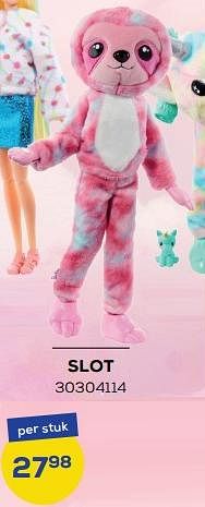 Aanbiedingen Barbie cutie reveal slot - Mattel - Geldig van 04/11/2022 tot 09/12/2022 bij Supra Bazar