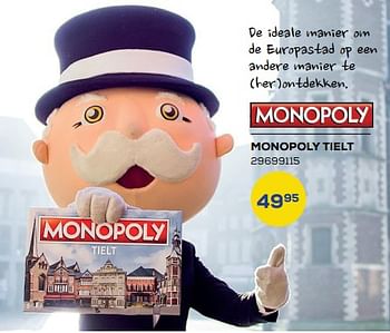 Aanbiedingen Monopoly tielt - Universal Music - Geldig van 04/11/2022 tot 09/12/2022 bij Supra Bazar