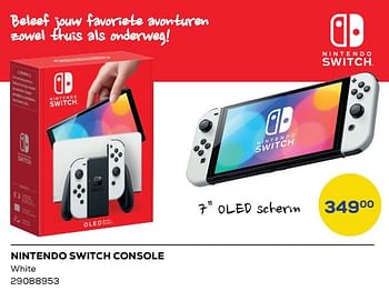 Aanbiedingen Nintendo switch console - Nintendo - Geldig van 04/11/2022 tot 09/12/2022 bij Supra Bazar