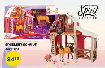 Aanbiedingen Speelset schuur - Mattel - Geldig van 04/11/2022 tot 09/12/2022 bij Supra Bazar