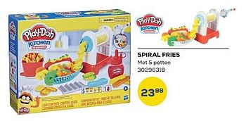 Aanbiedingen Spiral fries - Play-Doh - Geldig van 04/11/2022 tot 09/12/2022 bij Supra Bazar