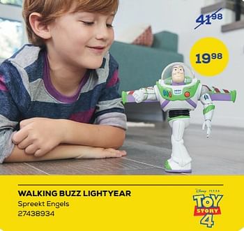 Aanbiedingen Walking buzz lightyear - Disney - Geldig van 04/11/2022 tot 09/12/2022 bij Supra Bazar