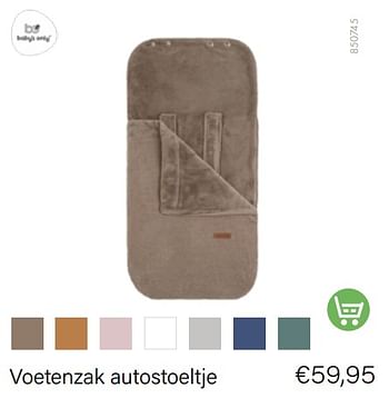 Aanbiedingen Voetenzak autostoeltje - Baby's Only - Geldig van 01/11/2022 tot 30/11/2022 bij Multi Bazar