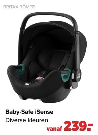 Aanbiedingen Baby-safe isense - Britax - Geldig van 24/10/2022 tot 03/12/2022 bij Baby-Dump