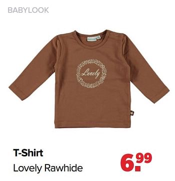 Aanbiedingen T-shirt lovely rawhide - Baby look - Geldig van 24/10/2022 tot 03/12/2022 bij Baby-Dump