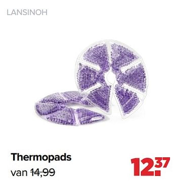 Aanbiedingen Thermopads - Lansinoh - Geldig van 24/10/2022 tot 03/12/2022 bij Baby-Dump