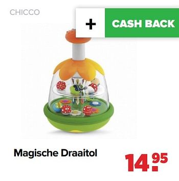 Aanbiedingen Magische draaitol - Chicco - Geldig van 24/10/2022 tot 03/12/2022 bij Baby-Dump