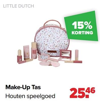 Aanbiedingen Make-up tas houten speelgoed - Little Dutch - Geldig van 24/10/2022 tot 03/12/2022 bij Baby-Dump