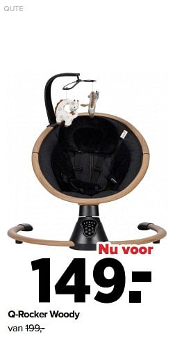 Aanbiedingen Q-rocker woody - Qute  - Geldig van 24/10/2022 tot 03/12/2022 bij Baby-Dump