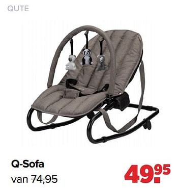 Aanbiedingen Q-sofa - Qute  - Geldig van 24/10/2022 tot 03/12/2022 bij Baby-Dump