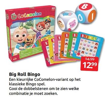 Aanbiedingen Big roll bingo - Goliath - Geldig van 05/11/2022 tot 13/11/2022 bij Boekenvoordeel