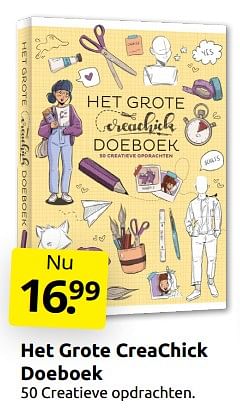Aanbiedingen Het grote creachick doeboek - Creachick - Geldig van 05/11/2022 tot 13/11/2022 bij Boekenvoordeel