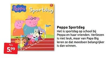 Aanbiedingen Peppa sportdag - Huismerk - Boekenvoordeel - Geldig van 05/11/2022 tot 13/11/2022 bij Boekenvoordeel