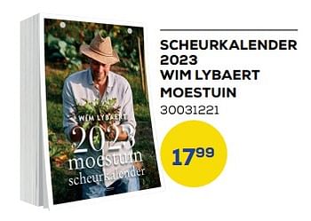 Aanbiedingen Scheurkalender 2023 wim lybaert moestuin - Huismerk - Supra Bazar - Geldig van 04/11/2022 tot 09/12/2022 bij Supra Bazar