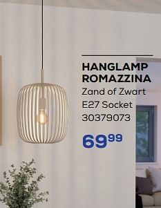Aanbiedingen Hanglamp romazzina - Eglo - Geldig van 04/11/2022 tot 09/12/2022 bij Supra Bazar
