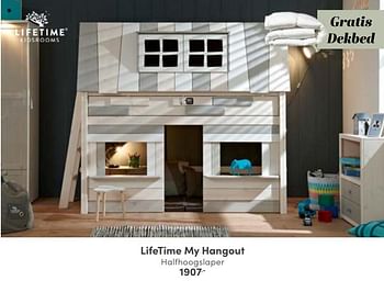 Aanbiedingen Lifetime my hangout - Lifetime - Geldig van 30/10/2022 tot 12/11/2022 bij Baby & Tiener Megastore