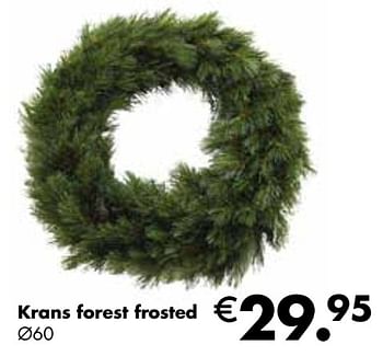 Aanbiedingen Krans forest frosted - Huismerk - Multi Bazar - Geldig van 07/11/2022 tot 31/12/2022 bij Multi Bazar