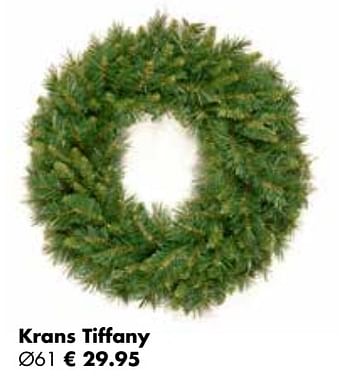 Aanbiedingen Krans tiffany - Huismerk - Multi Bazar - Geldig van 07/11/2022 tot 31/12/2022 bij Multi Bazar