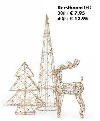 Aanbiedingen Kerstboom led - Huismerk - Multi Bazar - Geldig van 07/11/2022 tot 31/12/2022 bij Multi Bazar