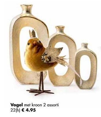 Aanbiedingen Vogel met kroon - Huismerk - Multi Bazar - Geldig van 07/11/2022 tot 31/12/2022 bij Multi Bazar