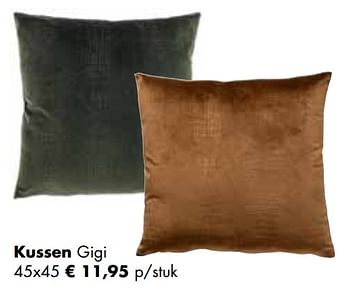 Aanbiedingen Kussen gigi - Huismerk - Multi Bazar - Geldig van 07/11/2022 tot 31/12/2022 bij Multi Bazar