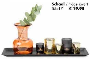 Aanbiedingen Schaal vintage zwart - Huismerk - Multi Bazar - Geldig van 07/11/2022 tot 31/12/2022 bij Multi Bazar