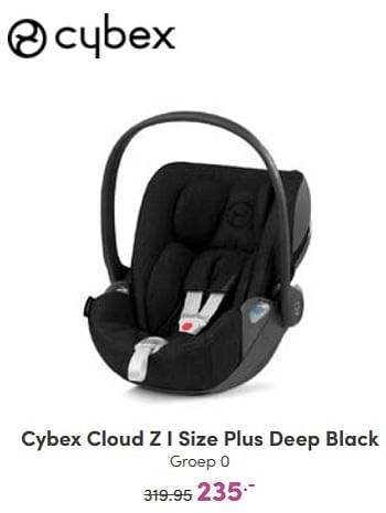 Aanbiedingen Cybex cloud z i size plus deep black - Cybex - Geldig van 06/11/2022 tot 12/11/2022 bij Baby & Tiener Megastore