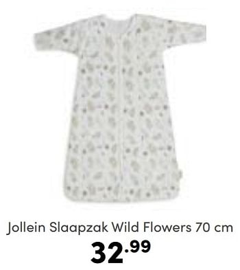 Aanbiedingen Jollein slaapzak wild flowers - Jollein - Geldig van 06/11/2022 tot 12/11/2022 bij Baby & Tiener Megastore