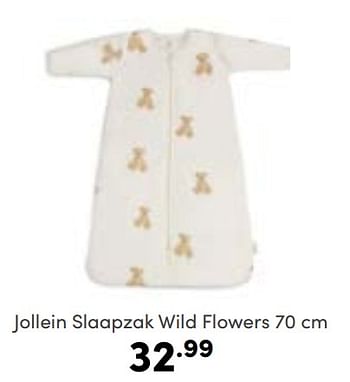 Aanbiedingen Jollein slaapzak wild flowers - Jollein - Geldig van 06/11/2022 tot 12/11/2022 bij Baby & Tiener Megastore