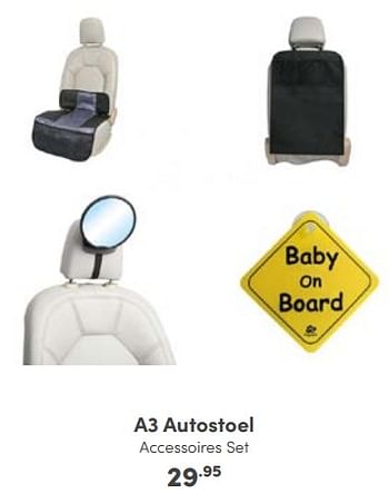 Aanbiedingen A3 autostoel - A3 Baby - Geldig van 06/11/2022 tot 12/11/2022 bij Baby & Tiener Megastore