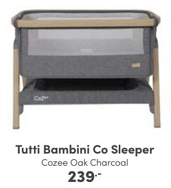 Aanbiedingen Tutti bambini co sleeper - Tutti - Geldig van 06/11/2022 tot 12/11/2022 bij Baby & Tiener Megastore