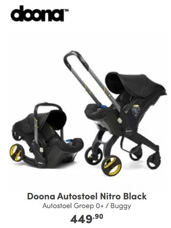 Aanbiedingen Doona autostoel nitro black - Doona - Geldig van 06/11/2022 tot 12/11/2022 bij Baby & Tiener Megastore