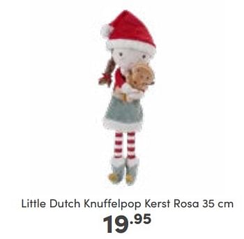 Aanbiedingen Little dutch knuffelpop kerst rosa - Little Dutch - Geldig van 06/11/2022 tot 12/11/2022 bij Baby & Tiener Megastore