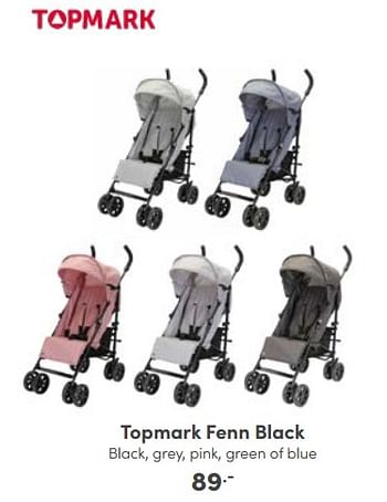 Aanbiedingen Topmark fenn black - Topmark - Geldig van 06/11/2022 tot 12/11/2022 bij Baby & Tiener Megastore