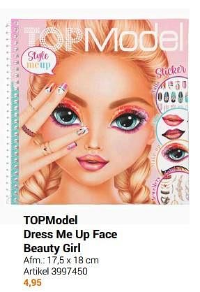 Aanbiedingen Topmodel dress me up face beauty girl - Top Model - Geldig van 20/09/2022 tot 06/12/2022 bij Lobbes