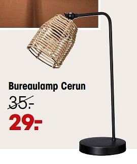 Aanbiedingen Bureaulamp cerun - Huismerk - Kwantum - Geldig van 07/11/2022 tot 16/11/2022 bij Kwantum