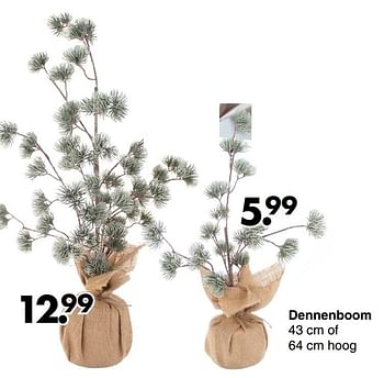 Aanbiedingen Dennenboom - Huismerk - Wibra - Geldig van 07/11/2022 tot 24/12/2022 bij Wibra